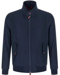 Kiton - Cima Jacket With Mandarin Collar - Lyst