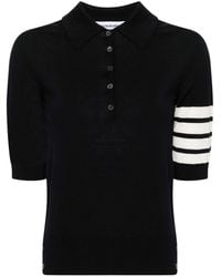 Thom Browne - 4Bar Wool Polo Shirt - Lyst
