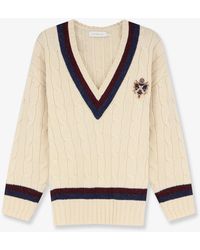 Zimmermann - Valiant Cable Knit Wool Sweater - Lyst