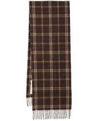 Celine - Tartan Cashmere Scarf - Lyst