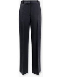 TOTEME - Viscose Blend Trouser With Slits - Lyst