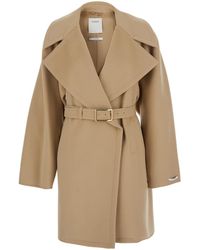 Sportmax - Coat, Virgin Wool - Lyst