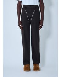 Dries Van Noten - Zip Cotton-Twill Pants - Lyst