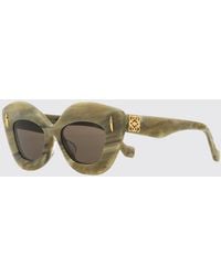 Loewe - Bicolour Acetate Butterfly Cat-Eye Sunglasses With Monogram - Lyst