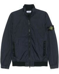 Stone Island - Garment Dyed Crinkle Reps Ny Hooded Down Jacket With Duck Down Padding - Lyst