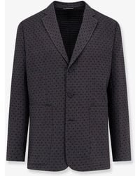Dior - Dior Polka-Dots Virgin Wool And Alpaca Jacquard Blazer - Lyst