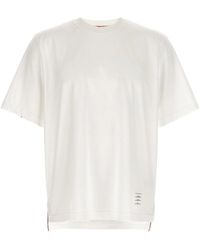 Thom Browne - 'Rwb Knit Trim' T-Shirt - Lyst