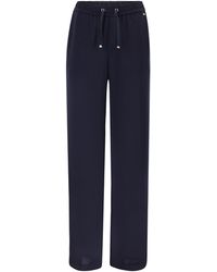 Herno - Flowing Wide-Leg Trousers With Drawstring - Lyst