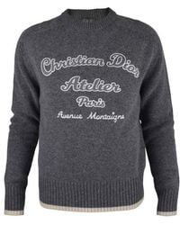 Dior - Dior Cd Atelier Knit Sweater - Lyst
