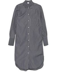 TOTEME - Striped Cotton Shirtdress - Lyst