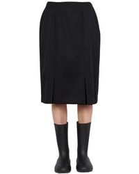 Raf Simons - Structured Midi Skirt - Lyst