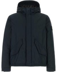 Stone Island - Midnight Polyester Blend Padded Jacket - Lyst