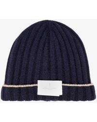 Brunello Cucinelli - Beanie Cashmere Hat - Lyst