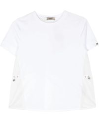 Herno - T-Shirt Con Coulisse - Lyst