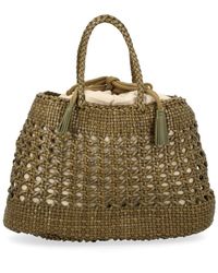 Dragon Diffusion - Weave Small Bag Made Of Leather With A Woven Finish - Lyst