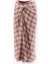 Isabel Marant - Marant Etoile Nicole Cotton Midi Skirt - Lyst