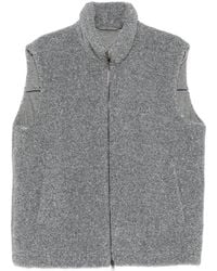 Herno - Flannel Zipped Vest - Lyst