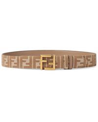 Fendi Belts E Braces in Natural | Lyst