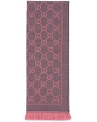 Gucci - Gg Wool Scarf - Lyst