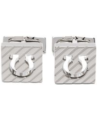 Ferragamo - Cufflinks Palla Brass - Lyst