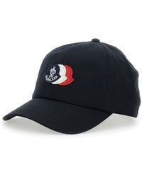 Moncler - Baseball Cap With Logo Patch On The Front And Back - Lyst
