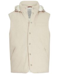 Brunello Cucinelli - Wool Padded Vest - Lyst
