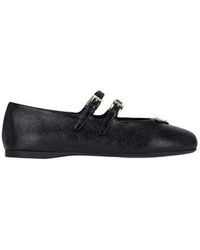 Prada - Ballet Flats With Straps - Lyst