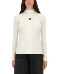 KENZO - Jersey With Embroidery "Boke Flower 2.0" - Lyst