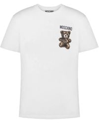 Moschino - T Shirt With Teddy Bear Print - Lyst