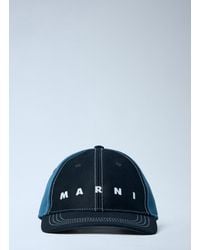 Marni - Logo Motif Baseball Cap - Lyst