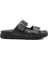 Prada - Flat Sandals - Lyst