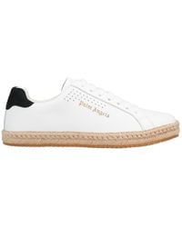 Palm Angels - Leather Logo Sneakers - Lyst
