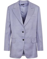 Tom Ford - Soft Fluid Twill Boyfriend Jacket - Lyst