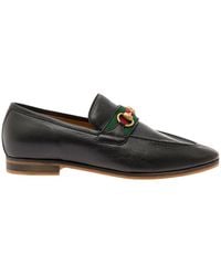 Gucci - 'Paride' Loafers With Web And Horsebit Detail - Lyst