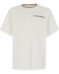 Burberry - T-Shirt Ryan Cotton T-Shirts - Lyst