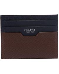 Ferragamo - Monogram Card Case - Lyst