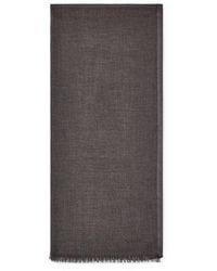 Giorgio Armani - Cashmere And Silk Stole With Shiny Viscose Edge - Lyst