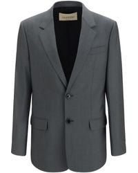 Valentino - Jacket Single-Breasted Wool-Mohair - Lyst