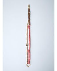 Miu Miu - Tamaris Leather Cord And Metal Trick Keyring - Lyst
