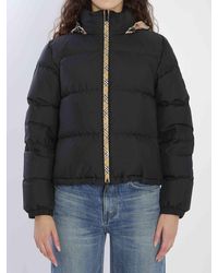 Burberry - Puffer Jacket With Concealed Hood - Lyst