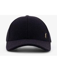 Saint Laurent - Wool Baseball Hat - Lyst