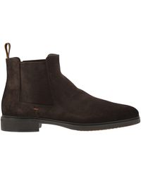 Santoni - Flexible Suede Chelsea Boots - Lyst