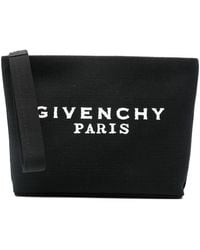 Givenchy - Logo Cotton Pouch - Lyst