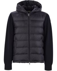 Moncler - Padded Wool Zip-Up Hoodie - Lyst
