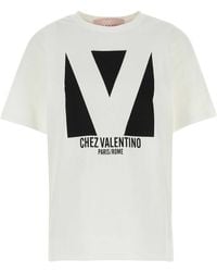 Valentino Garavani - Cotton T-Shirt - Lyst