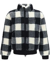 Givenchy - Checked Wool-Blend Teddy Jacket - Lyst