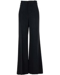 Chloé - Chloã Pants With High Waist And Wide Leg - Lyst