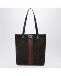 Gucci - Medium Ophidia Shopping Bag In Suede - Lyst