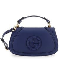 Gucci - 'Blondie' Handbag With Gg Logo Plaque On The Front - Lyst
