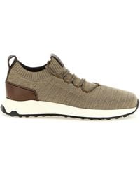 Tod's - Textured Sneakers - Lyst